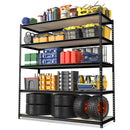 WORKPRO 5-Tier Metal Shelving Unit, 48"W x 24"D x 72"H Adjustable Heavy Duty Storage Rack for Garage, Basement, Warehouse, Kitchen
