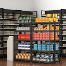 WORKPRO 5-Tier Adjustable Steel Shelving, 27-2/5”W x 11-7/10”D x 60”H, Heavy Duty Shelf with MDF Board, 1650 lbs Load Capacity (Total)