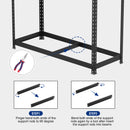 WORKPRO Adjustable 5-Tier Steel Shelving Unit, 35-3/10”W x 17-1/2”D x 72”H, Heavy Duty Shelf with MDF Board, 1650 lbs Load Capacity (Total)