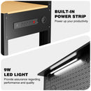 WORKPRO 45" Heavy-Duty Workbench, 800 LBS Capacity with Pegboard, Storage, Power Outlets & LED Light