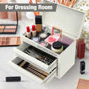 WORKPRO Mini Metal Tool Box with 2 Drawers and Top Storage, Small Tool Chest (W)