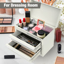 WORKPRO Mini Metal Tool Box with 2 Drawers and Top Storage, Small Tool Chest, Pink (upgraded with Ball Bearing Slides)