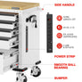 WORKPRO 52" Rolling Tool Chest with Wheels, 5-Drawer & Cabinet, 1000 lbs