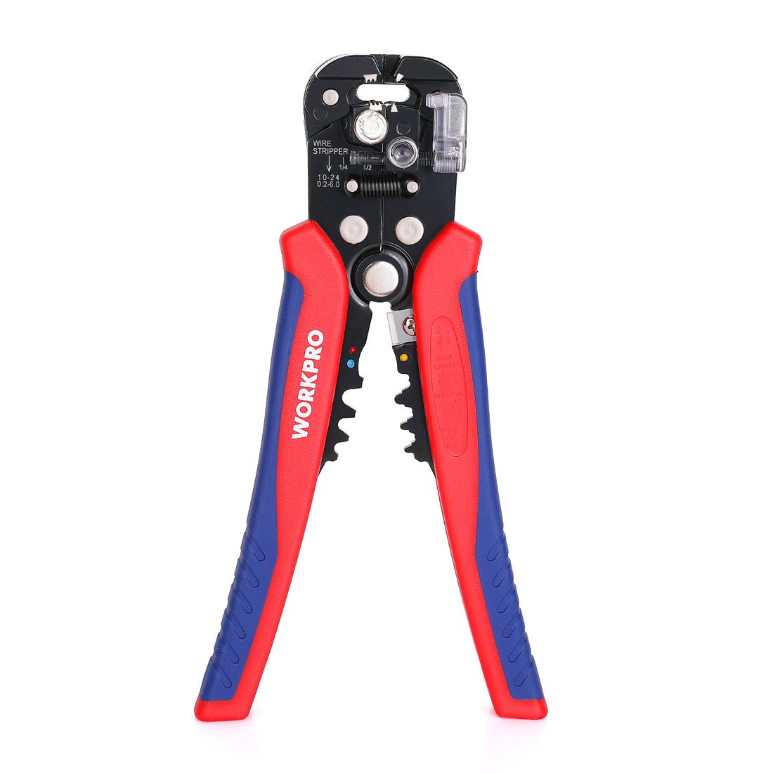 WORKPRO 3-in-1 Automatic Wire Stripper Cutter Crimper, 8 inch multi-pliers, innovation quality secure durable
