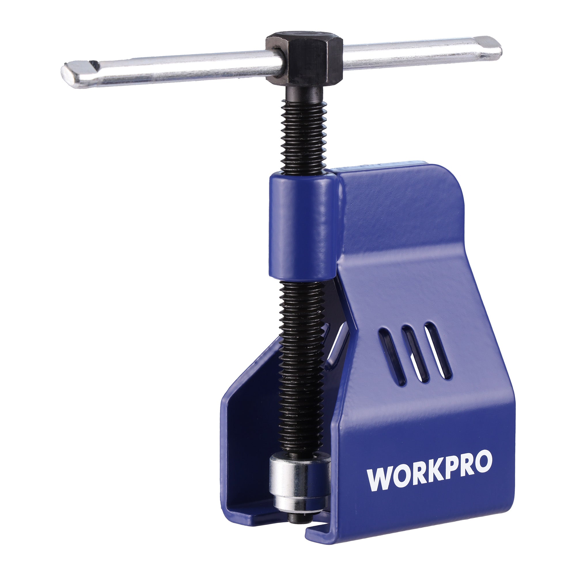 WORKPRO 12 inch copper tube compression sleeve puller in blue with innovation, quality, and secure grip