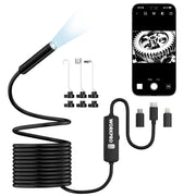 WORKPRO 16.4 ft industrial endoscope camera with innovation, quality, secure, durable, convenient LED lighting