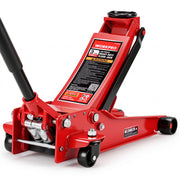 WORKPRO 3 Ton Hydraulic Trolley Floor Jack with Dual Pump