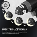 WORKPRO 12V Cordless Drill Set with Bits, 3/8" Keyless Chuck, 2-Speed, USB Type-C Charging Cable, Built-in LED Light, Compact for Home & DIY