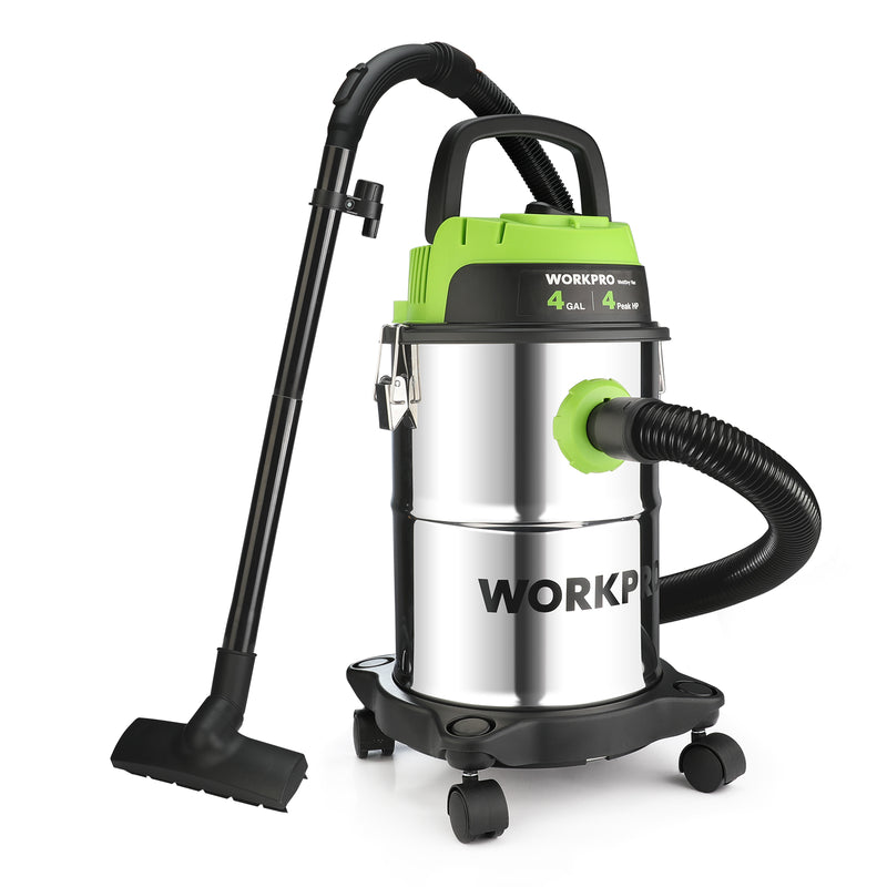 WORKPRO 4 Gallon Shop Vacuum, 4 Peak Horsepower Shop-Vac Cleaner