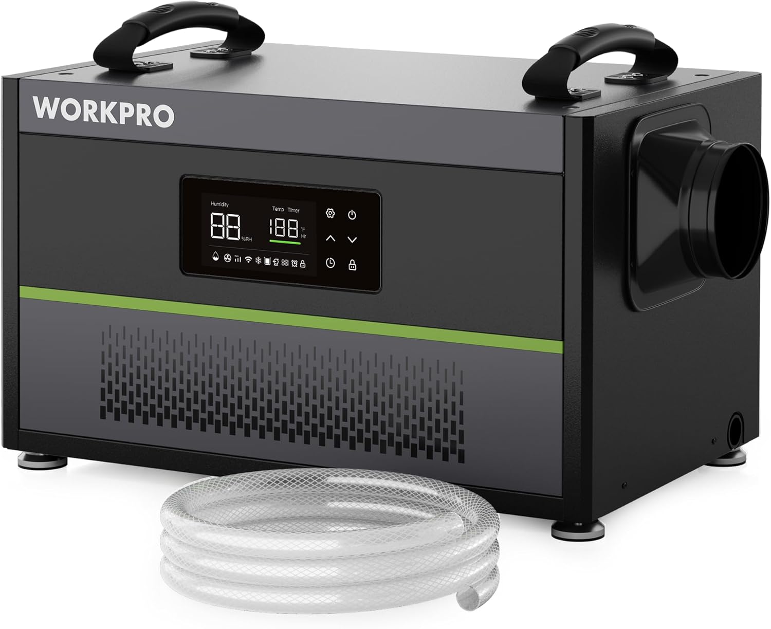 WORKPRO 145-Pint Commercial Crawl Space Dehumidifier for Basement, Garage, and Warehouse
