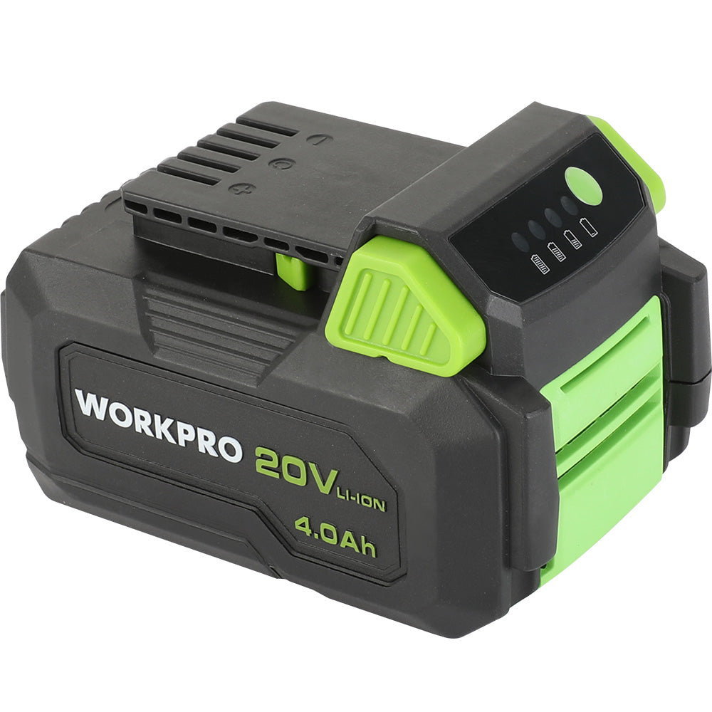 WORKPRO 20V 4.0Ah Lithium-ion Battery Pack innovation quality high-quality secure durable convenient with indicator lights