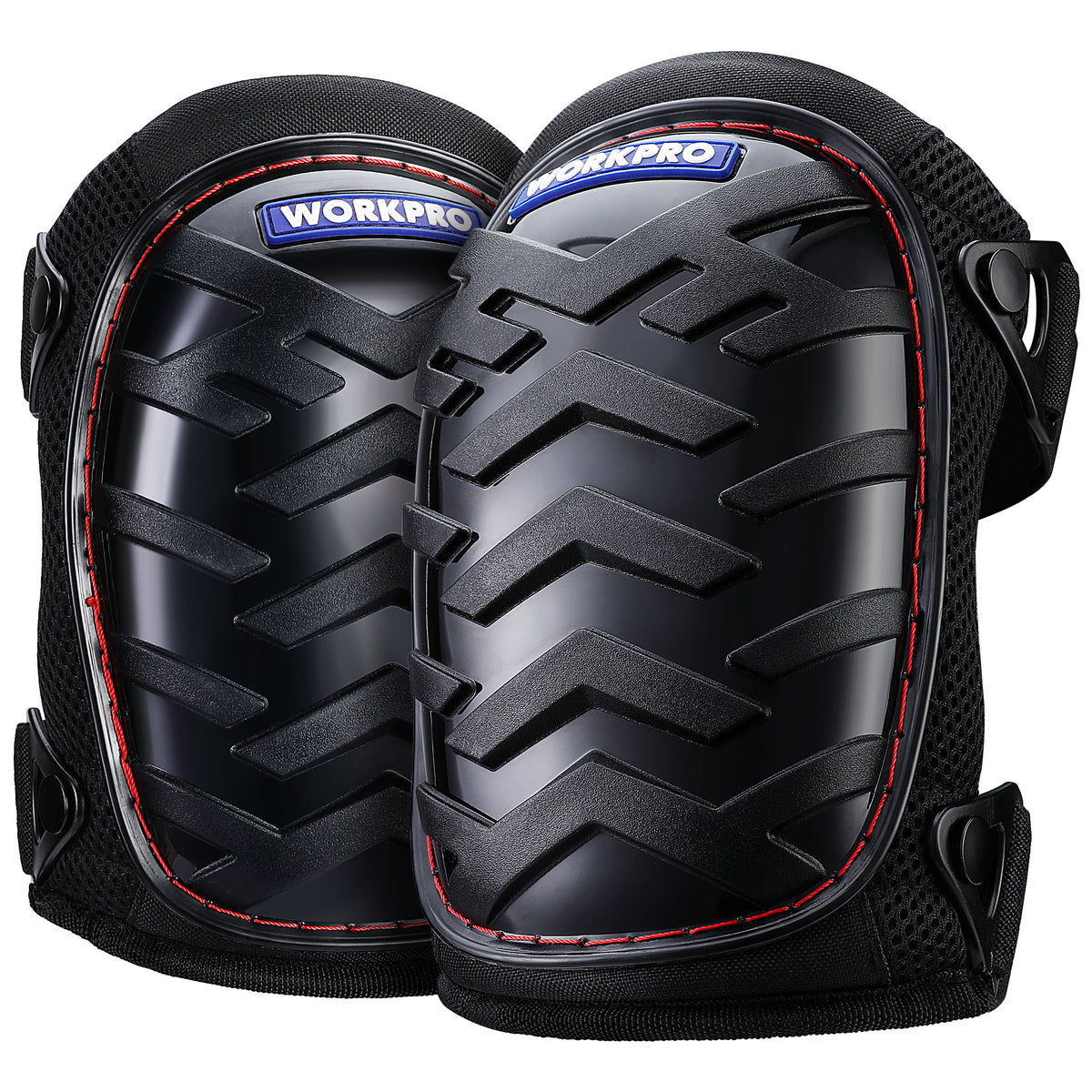 WORKPRO Knee Pads for Construction - Safety Kneepads with Ergonomic Gel Cushion and Foam Padding, Adjustable Buckle Straps and Durable Buttons, Ideal for Work Flooring Gardening
