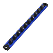 WORKPRO Magnetic Socket Organizer 38-inch drive socket rail kit in blue with innovation, quality, secure clips
