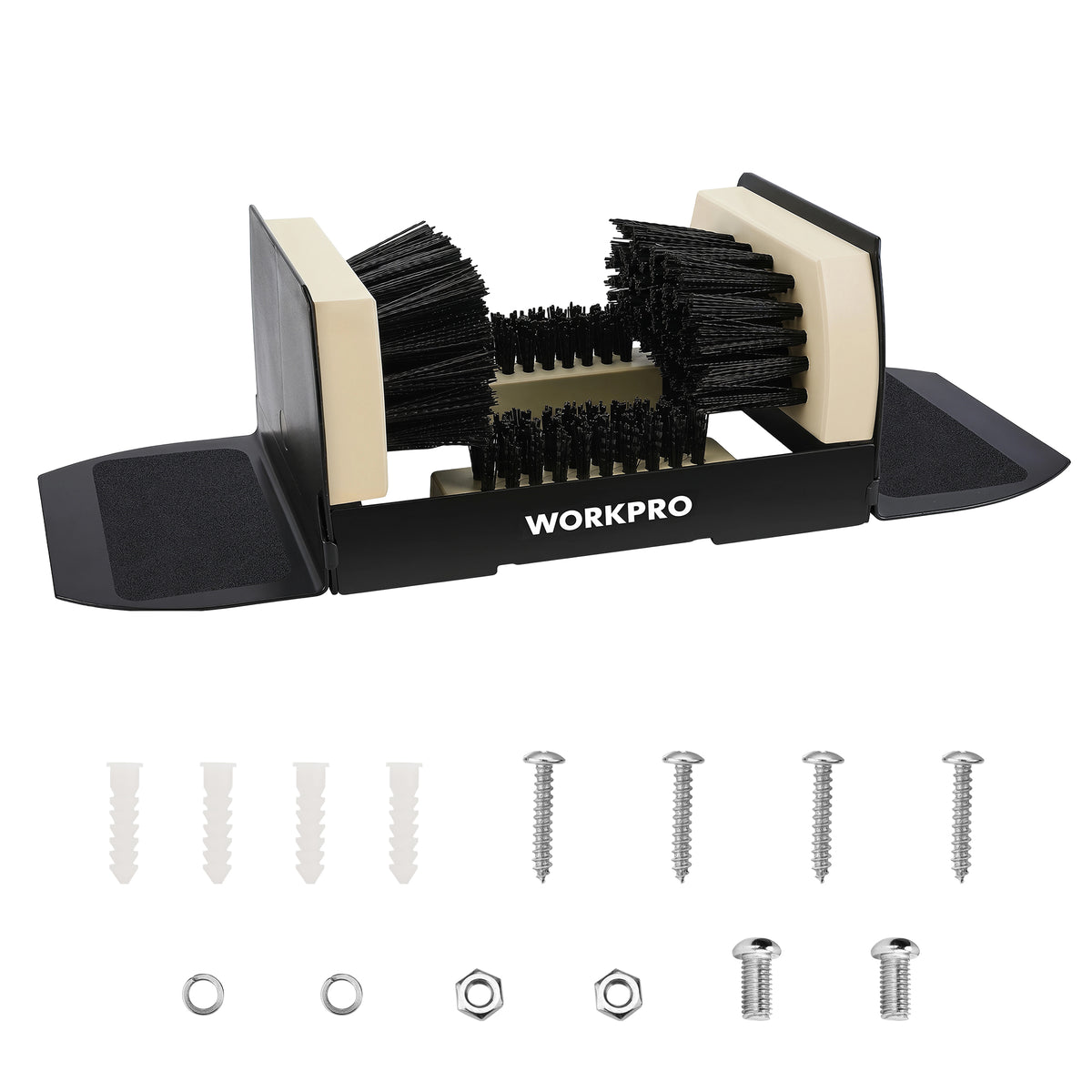 WORKPRO Extra Wide Boot Brush Scraper, Shoe Cleaner Brush, Boot Scrubber, Heavy Duty Boot Cleaning Brush Outdoor