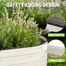 WORKPRO 4x2x1ft Galvanized Raised Garden Bed Set, Rust & Corrosion Protection, Easy Assembly, Safe Edge, Ideal for Vegetables & Flowers, Green, 1 Pc