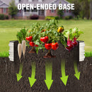 WORKPRO 4x2x1ft Galvanized Raised Garden Bed Set, Rust & Corrosion Protection, Easy Assembly, Safe Edge, Ideal for Vegetables & Flowers, Green, 1 Pc