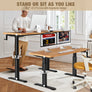 WORKPRO 47.2×23.6" Adjustable Workbench, Crank Stand Desk, 300LBS Capacity