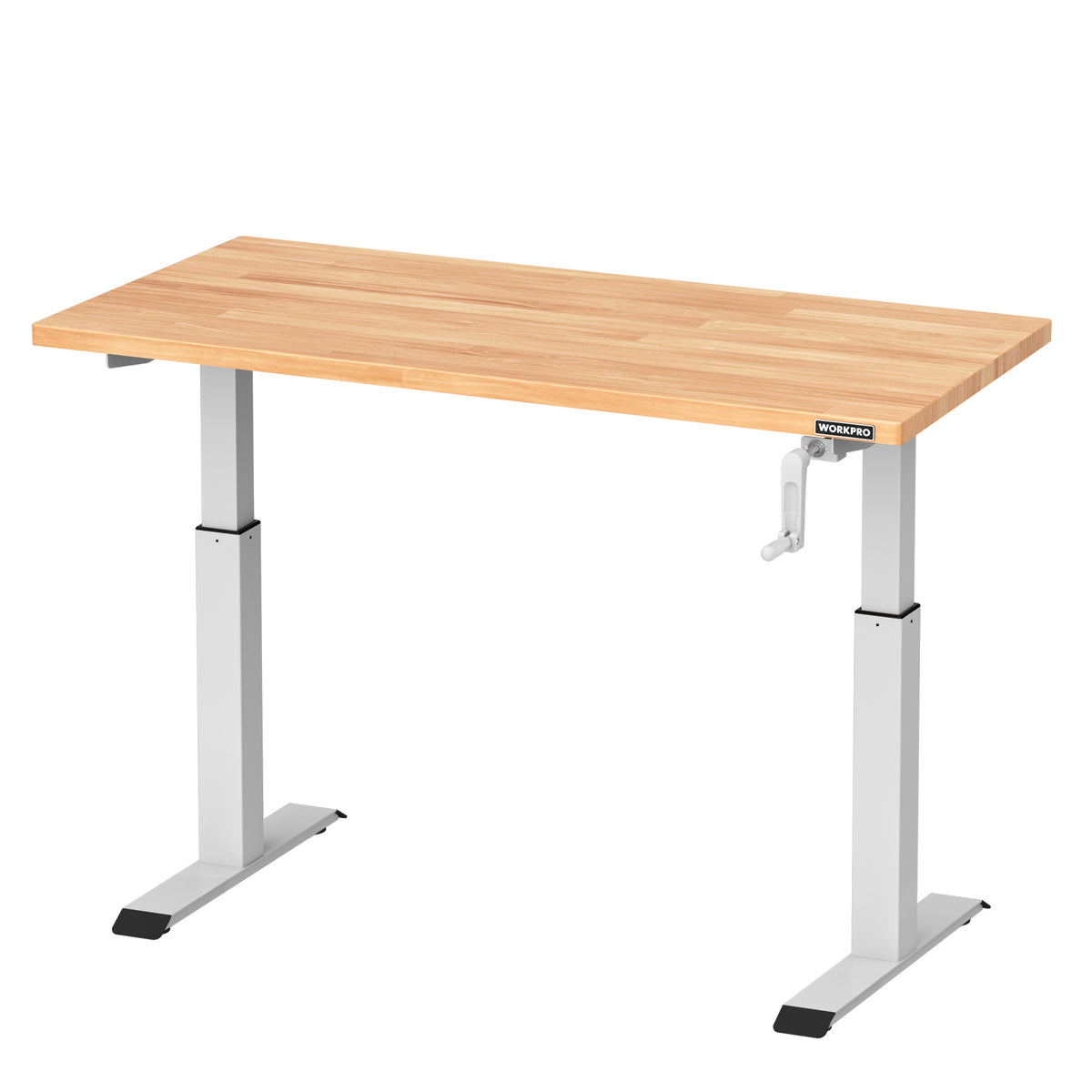 WORKPRO 47.2"×23.6" Adjustable Height Workbench with Crank Handle, 300 LBS Load Capacity