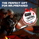 WORKPRO 1200 Lumens Rechargeable Tactical Flashlight, EDC Mini Pocket Light with Zoom Focus, 7 Modes, Battery Included, Gray