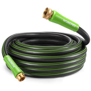 WORKPRO Garden Hose 58 inch x 50 ft with rotary handle, innovation and secure brass fittings, durable quality