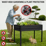 WORKPRO 48x24x32in Outdoor Galvanized Raised Garden Bed with Legs, 600LB Elevated Planter Box for Vegetable, Flowers, Herbs