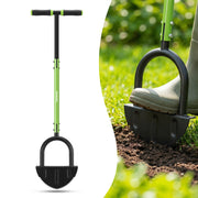 WORKPRO 40 inch manual lawn edger tool in green and black with innovation, quality, secure, durable, convenient