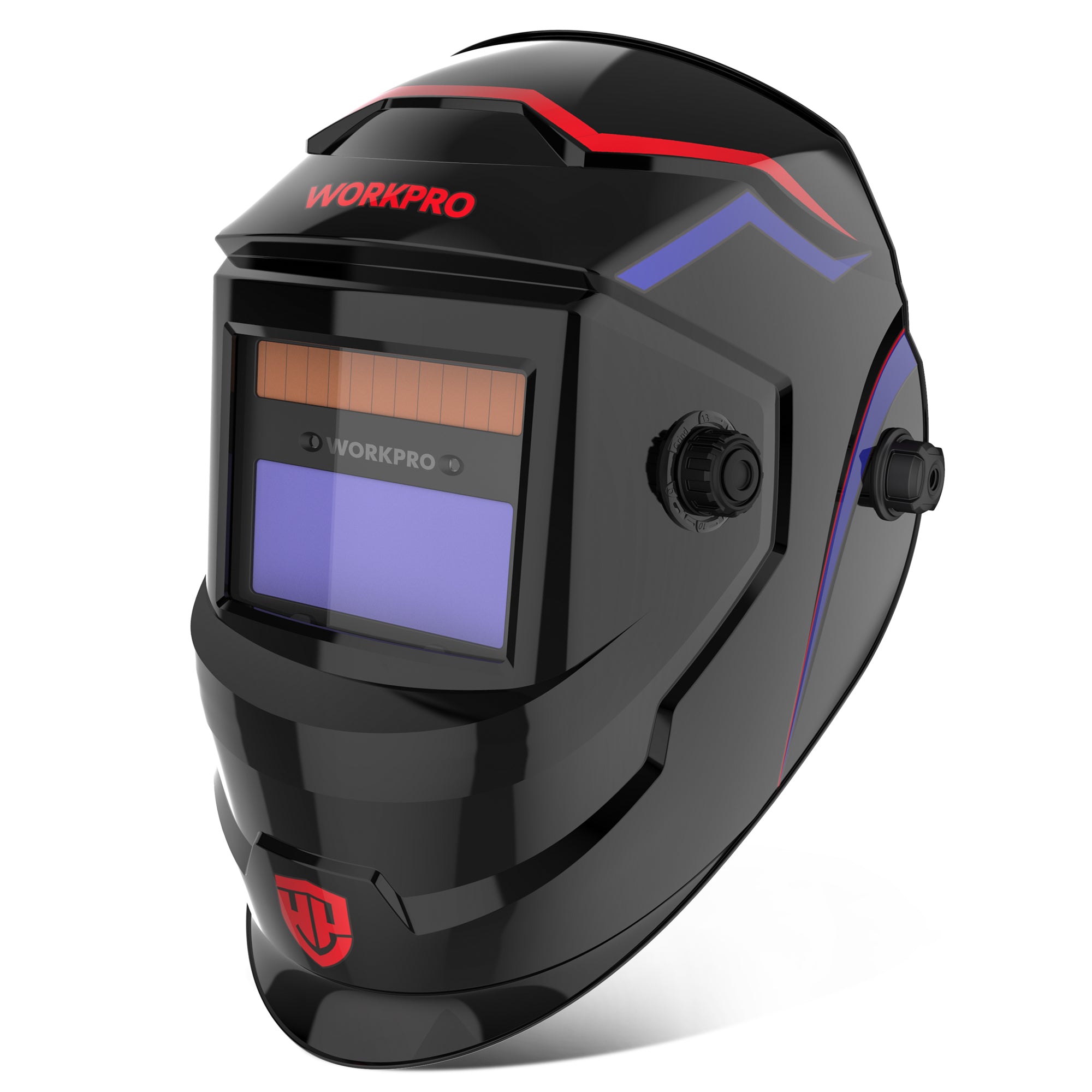 WORKPRO Welding Helmet Shield True Color Auto Darkening 1/1/1/2 Welder Mask Hood
