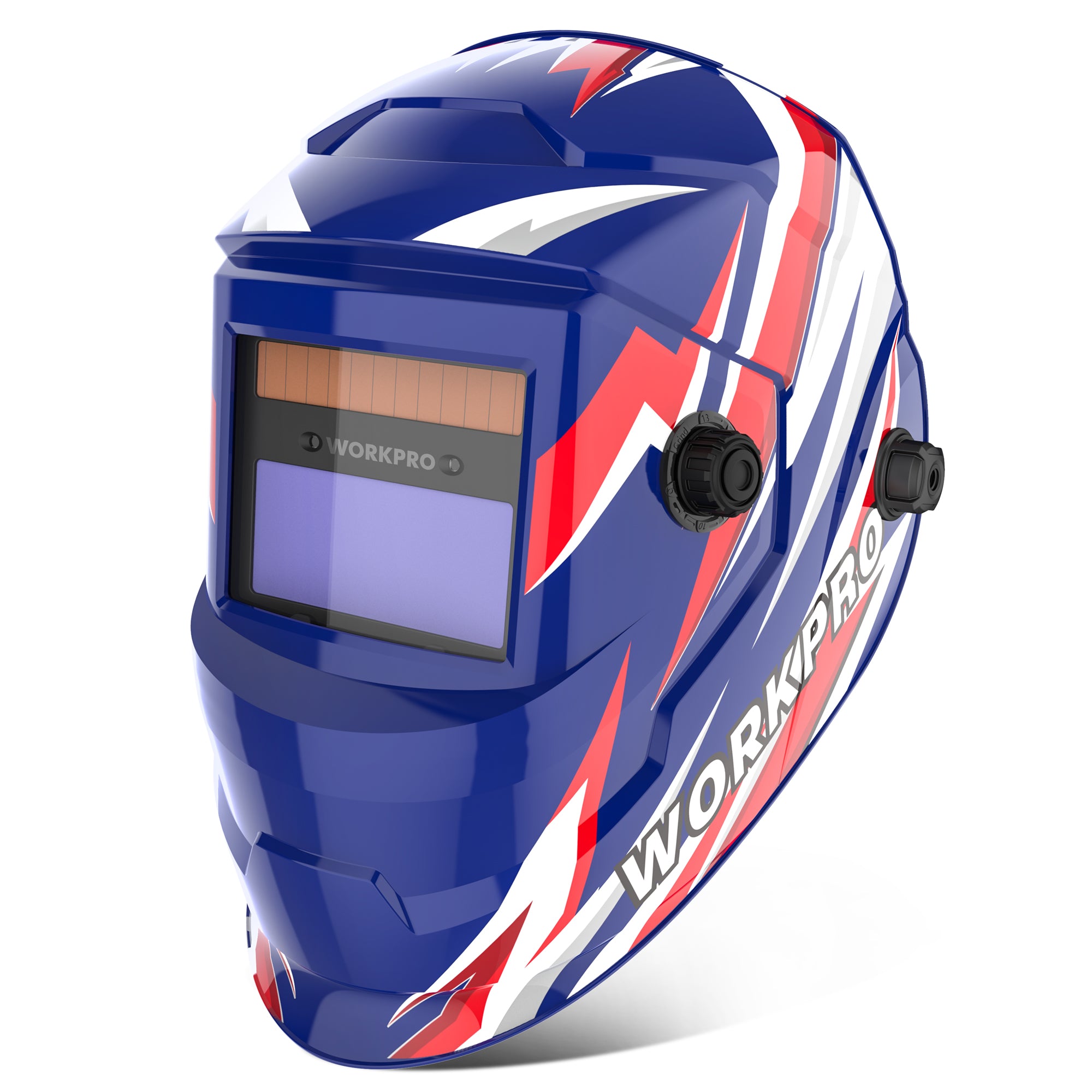 WORKPRO Welding Helmet True Color Auto Darkening 2 ARC Sensors Welder Mask