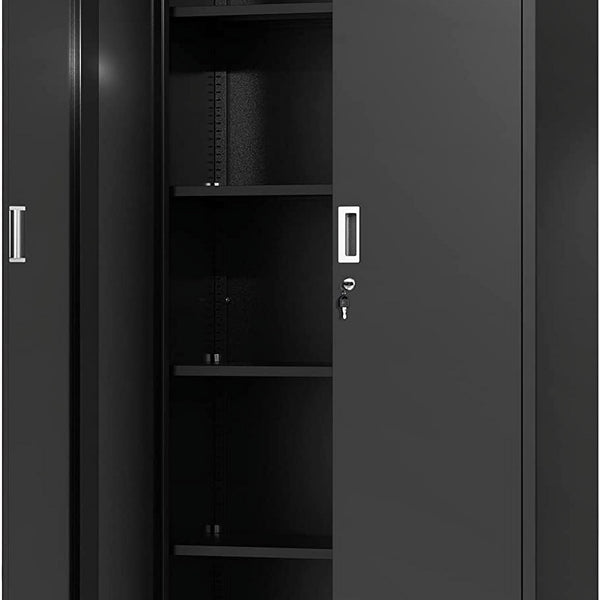 IDÉE STORAGE TALL ブラック　新品 BESTÅ storage combination with doors, black-brown/Lappviken