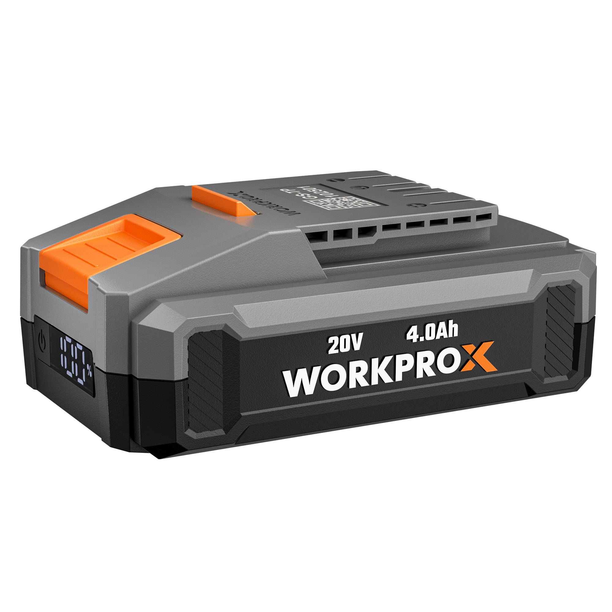 WORKPROX 20V 4.0Ah Li-Ion Battery with USB-C Fast Charge & LED Display