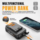 WORKPROX 20V Cordless Pole Saw, 15 FT Max Reach Pole Saw for Tree Trimming