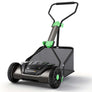 WORKPROX 16" Push Reel Lawn Mower with Grass Catcher, 5-Blade Manual Mower, Adjustable Height