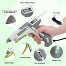 WORKPRO Hot Glue Gun Full Size with 10 PCS Glue Sticks - Pink Ribbon