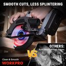 WORKPRO 10 Inch Woodworking Circular Saw Blade, 60T Fine Finish Plywood & Trim, Thin Kerf, Carbide Tipped, ATB Tooth, 1-Pack