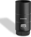 WORKPRO Oil Pressure Sensor Socket, 3/8" Drive x 1" and 1-1/16" 25mm 27mm | Automotive Professional Oil Pressure Switch Socket, Quick Removing Installing Oil Sending Unit Universal Fit