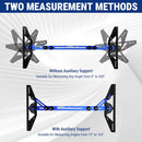WORKPRO Stair Tread Template Tool, Aluminum Alloy Stair Tread Jig with Triangular Structure Brace, 10.1" to 56.3" Adjustable Length Stair Measuring Tool, Stair Tread Gauge for Stairs, Floor, Cabinets