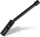 WORKPRO 5/8" Swivel Magnetic Spark Plug Socket - 12-Point, 1mm Thin Wall, 360 Swivel, 3/8" Drive x 8", Black Phosphate Finish, Anti-Slip Knurled Grip