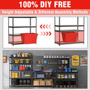 WORKPRO 5-Tier Shelving with Particle Board, 72" Hx36 Wx18 D, 4000LBS Load