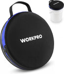 WORKPRO 3 & 5 Gallon Bucket Seat, 360° Swivel Seat NBR Foam Cushion | Portable Bucket Lid Seat with Built-in Handle, Protective Low-Profile Seat for Fishing, Auto Repair, Gardening
