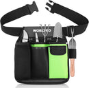 WORKPRO Garden Tool Belt, 5-Pocket Gardening Tool Pouch with Waist Strap | Durable Oxford Fabric, Hands-Free Tool Organizer, For Gardening, Carpentry, and DIY Projects