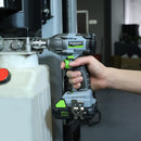 WORKPRO 20V Cordless Impact Wrench 1/2 in, Brushless Impact Gun with Battery and Charger, High Torque 370 ft-lbs (500N.m), LED Work Light and Belt Clip Included