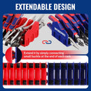 WORKPRO 2-Pack Plier Organizer Rack, Pliers Holder and Cutter Organizers with Non-Slip Rubber Base, 20-Slot Tool Box Organizer, Tool Drawer Organizer, Tool Storage, Plier Rack (Pliers Not Included)