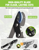WORKPRO 15-Inch Bypass Loppers, Branch Cutter with Gear System | 1-Inch Cutting Capacity, SK5 Steel Blade Tree Pruner for Gardening and Yard Work