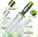 WORKPRO Hori Hori Garden Knife, 7" Stainless Steel Blade with Cutting Edge, Garden Tools with Oxford Sheath, Ergonomic TRP Handle with Hanging Hole for Weeding, Planting, Digging