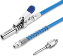 WORKPRO Grease Gun Coupler Set, Quick Release Grease Gun Coupler with Grease Gun Needle Tip and 12” Grease Gun Hose, 10000PSI Strong Lock onto Zerk Compatible with 1/8" NPT Fittings