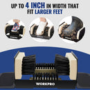 WORKPRO Extra Wide Boot Brush Scraper, Shoe Cleaner Brush, Boot Scrubber, Heavy Duty Boot Cleaning Brush Outdoor