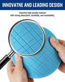 WORKPRO 6.5 Inch Buffing Sponge Pads, 5Pcs 6.5 Inch Face for 6.5 Inch Backing Plate, Cutting Polishing Pad Kit for Car Buffer Polisher Compounding, Polishing and Waxing