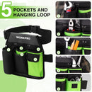 WORKPRO Garden Tool Belt, 5-Pocket Gardening Tool Pouch with Waist Strap | Durable Oxford Fabric, Hands-Free Tool Organizer, For Gardening, Carpentry, and DIY Projects