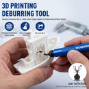 WORKPRO Deburring Tool with 11 Extra High Speed Steel Swivel Blades - 360 Degree Rotary Head Deburring Tool for Metal, Resin, Aluminum, Copper, Plastic, 3D Printing, Wood
