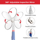 WORKPRO 4PC Telescoping Magnetic Pick Up Tool Kit, Includes Telescoping Inspection Mirror, 2PC Magnetic Pick Up Tool And Four Claw Grabber Tool, Pick Up Grab Tool Set For Auto Repair (W)